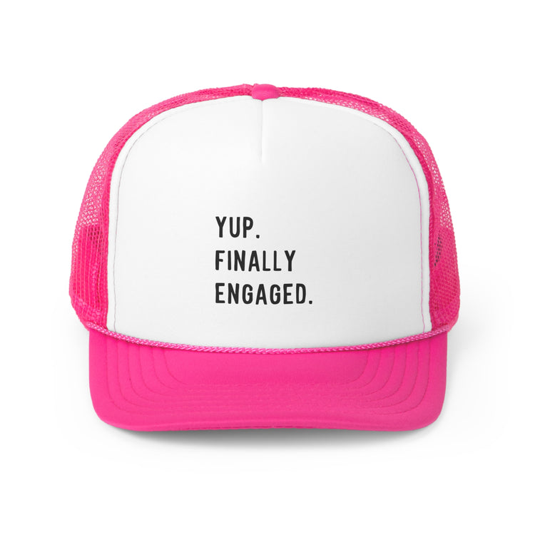 Humorous Matrimonial Engagements Sarcastic Statements Trucker Caps