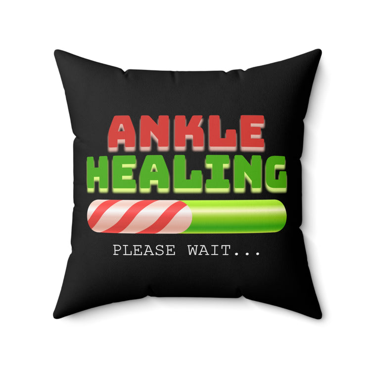 Humorous Anklebone Recuperation Rehabilitation Betterment Astragalus Osseus Improvement Polyester Square Pillow