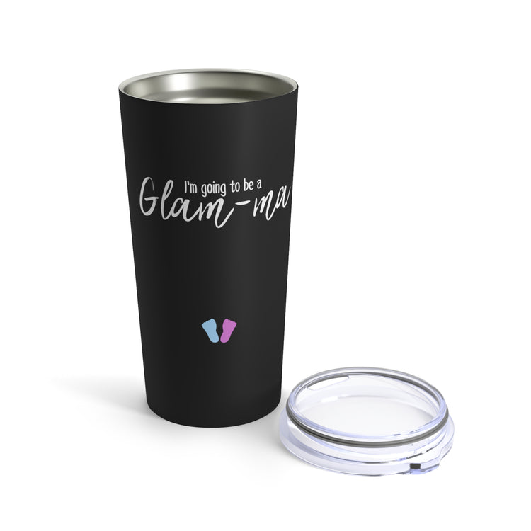 Glam-ma Glamma Pregnancy Announcement New Grandma Gift Tumbler 20oz