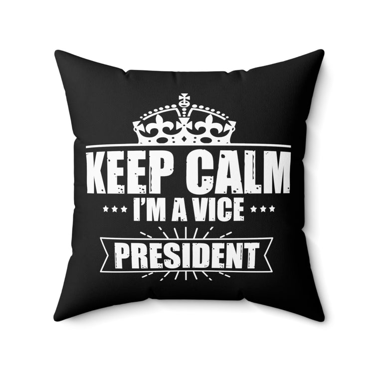 Hilarious Flaunting Designations Retro Ostentation Introverted Joking Sayings Spun Polyester Square Pillow