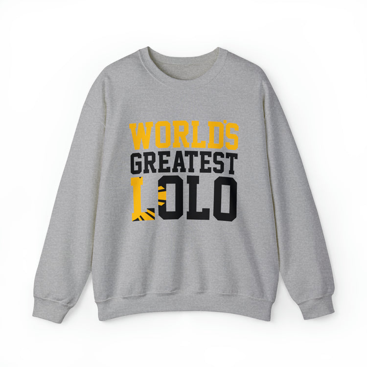 Novelty Filipino Lolo Grandfathers Pinoy Grandpa Graphic Unisex Crewneck Sweatshirt