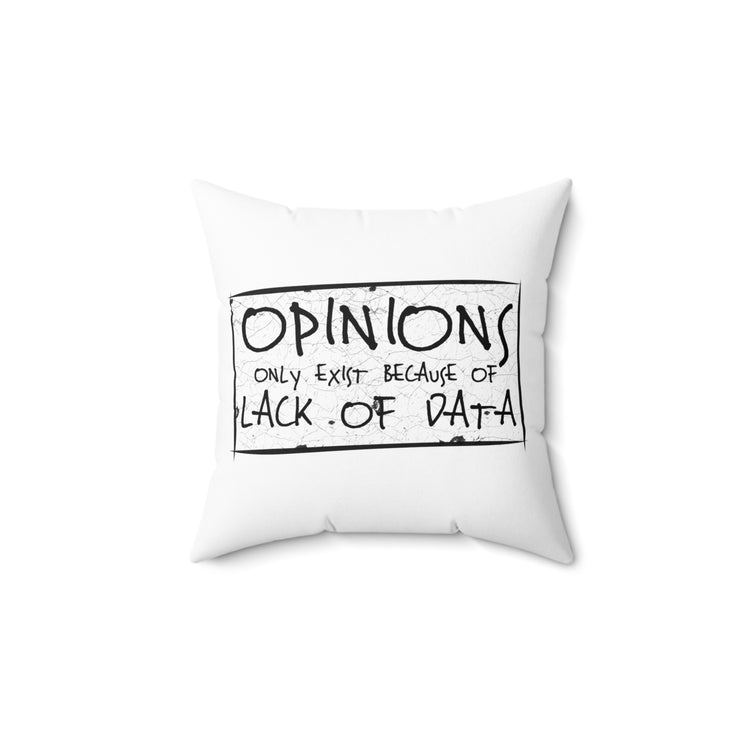 Novelty Psychoanalyst Statistics Database Analytical Spun Polyester Square Pillow