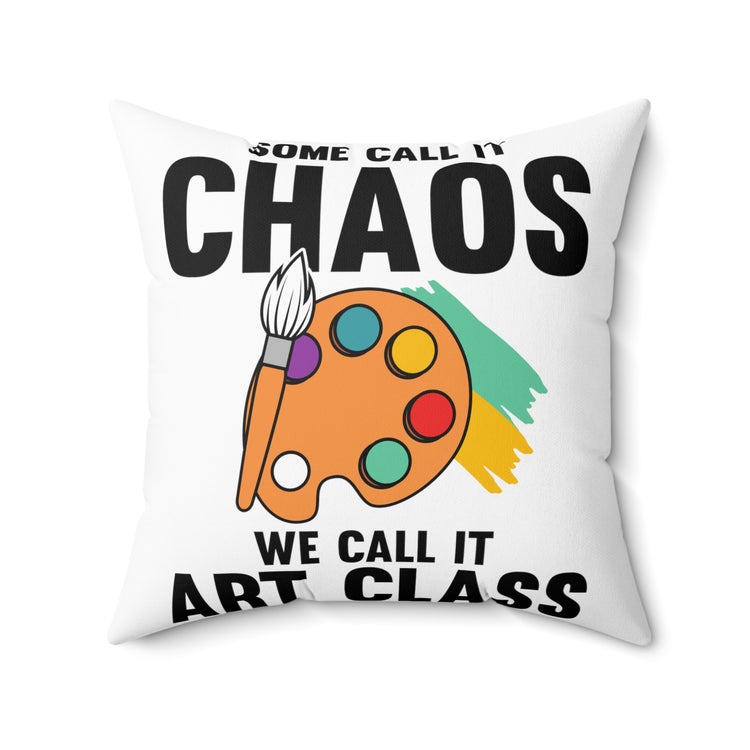 Novelty Arts Subject Instructor Professor Trainor Spun Polyester Square Pillow