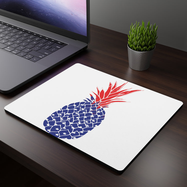 Pineapple USA Fourth Of July Shirt | 4th of July TShirt | Fourth Of July T- Shirt | Pineapple Tank Top | America Tank | Patriotic Shirt Rectangular Mouse Pad