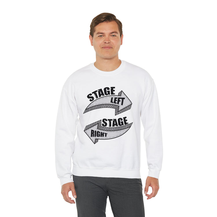 Novelty Dramatic Arts Actors Mockery Statements Gag Unisex Crewneck Sweatshirt