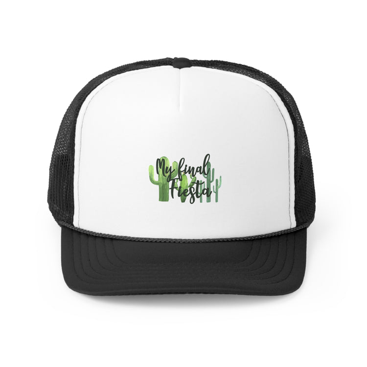 Funny Engagement Vacations Cactus Sarcastic Mexico Mockery Trucker Caps