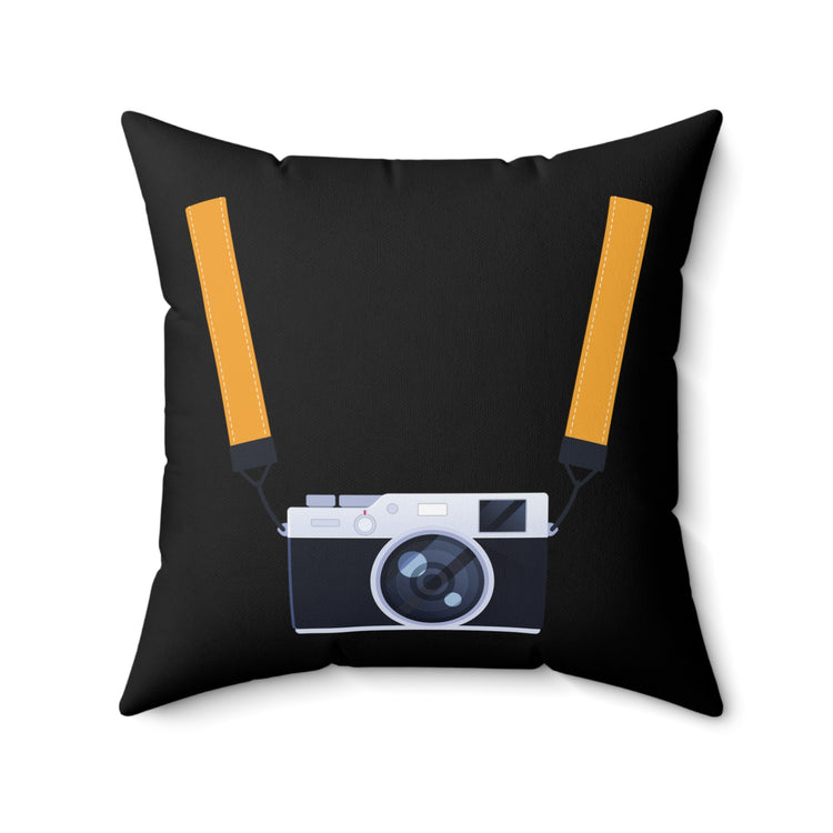 Photographers Hanging Camera Gags Photography Spun Polyester Square Pillow