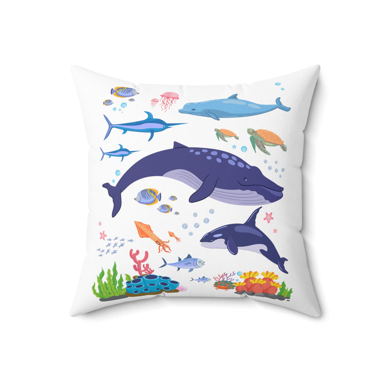 Inspirational Environmentalists Biologists Illustration Gags Motivational Conservationist Spun Polyester Square Pillow