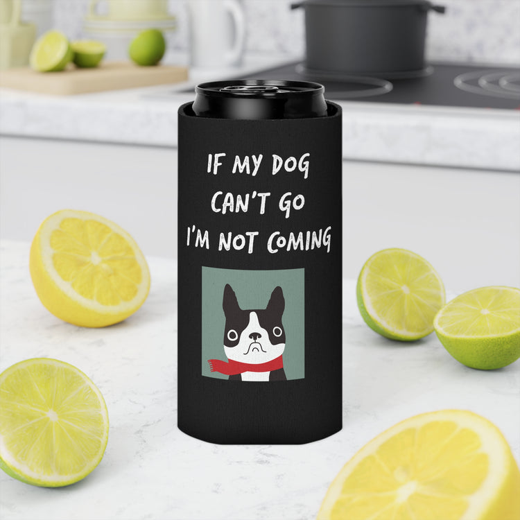 If My Dog Can't Go I'm Not Coming Goldendoodle Funny Dog Shirt Can Cooler