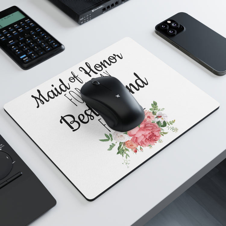 Humorous Bridal Besties Wedding Festivities Statements Gag  Motivational Bridesmaids Appreciation Saying Pun Rectangular Mouse Pad