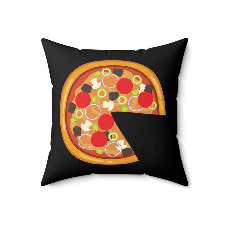 Mommy and Me Shirts Matching Pizza Slice Father Daughter Son Matching Clothes Spun Polyester Square Pillow