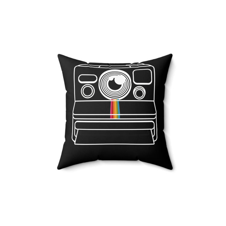 Retro Camera Vintage Photography | Photographer | | Aesthetic Clothing Spun Polyester Square Pillow