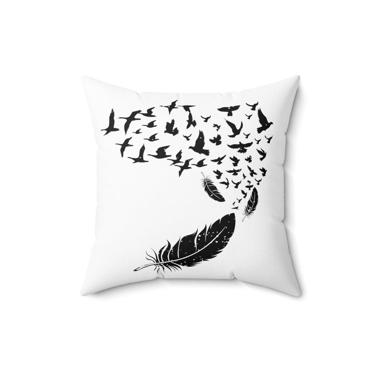 Novelty archaeopteryx Ornithology cockatoo ethnologist Biodiversity Pet Spun Polyester Square Pillow