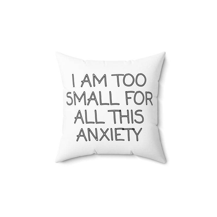 Hilarious Impassive Introverted  Sarcastic Statements Spun Polyester Square Pillow