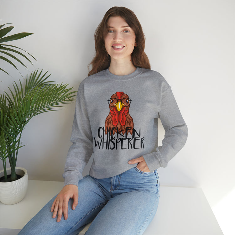 Humorous Artistic Students Teachers Gift Teacher & Unicorn Art Unisex Crewneck Sweatshirt