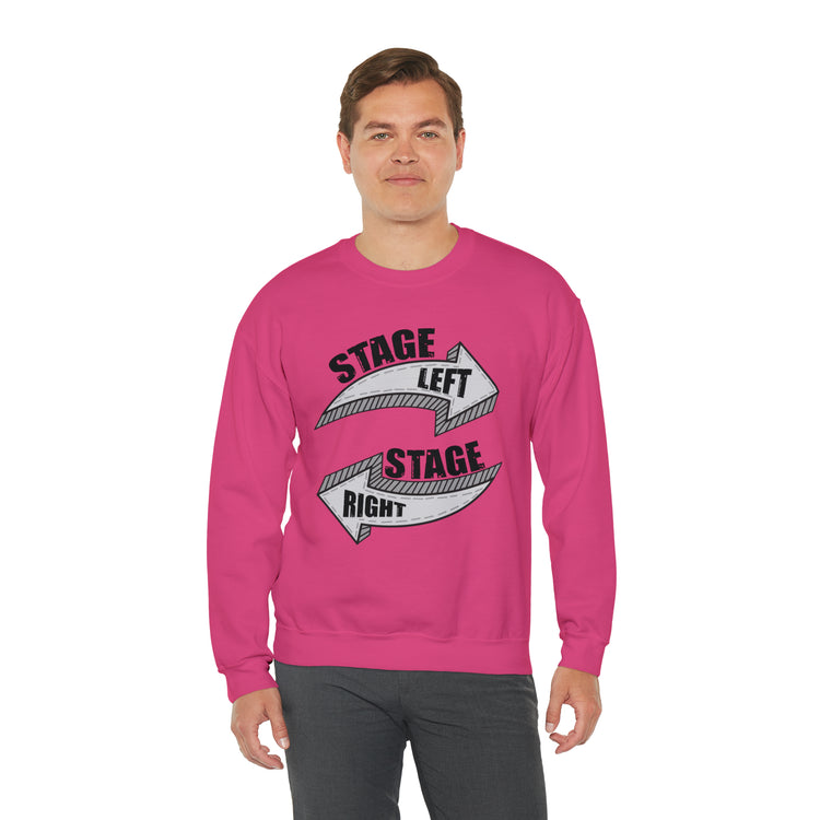 Novelty Dramatic Arts Actors Mockery Statements Gag Unisex Crewneck Sweatshirt