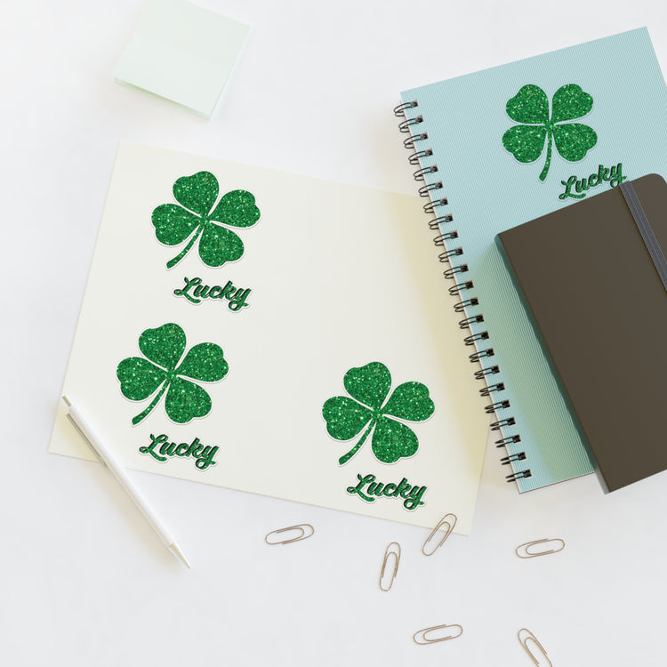 lucky shamrock Sticker Sheets