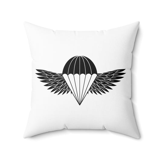 Inspirational Servicemen Aircrafts Deployment  Uplifting Militaries Navies Spun Polyester Square Pillow