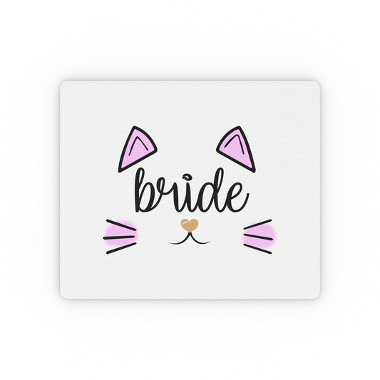 Bride Cat Bachelorette Team Bride Shirt Bridal Party Shower Gift Bridesmaid Shirts Rectangular Mouse Pad