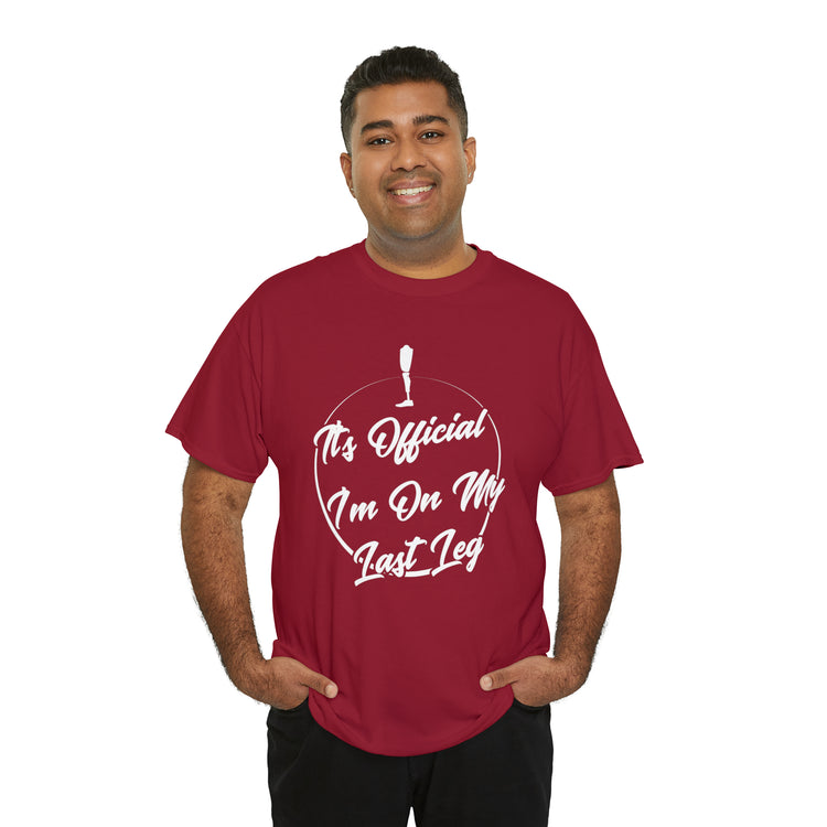 Shirt Funny I'm Left With My Leg Amputee Injured Person Disability T-Shirt Unisex Heavy Cotton Tee