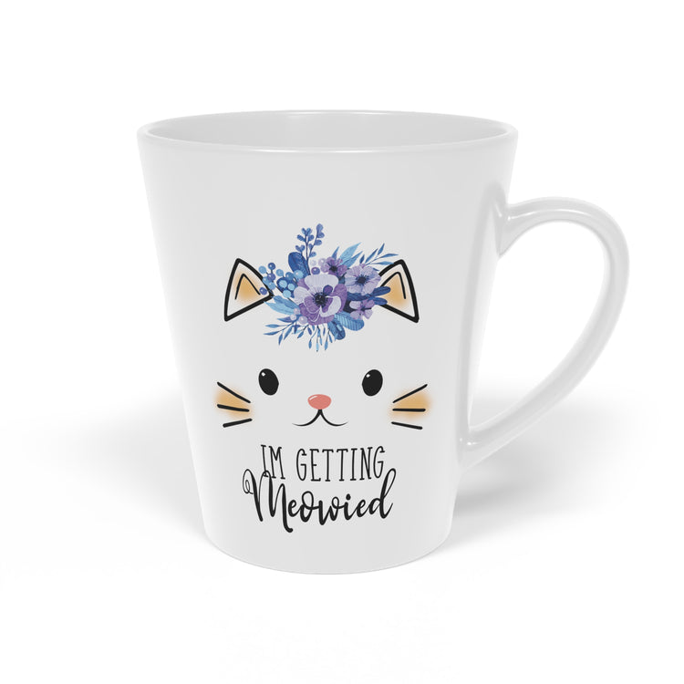 Hilarious Fiance Engagement Sarcastic Kitten Statements Humorous Latte Mug, 12oz