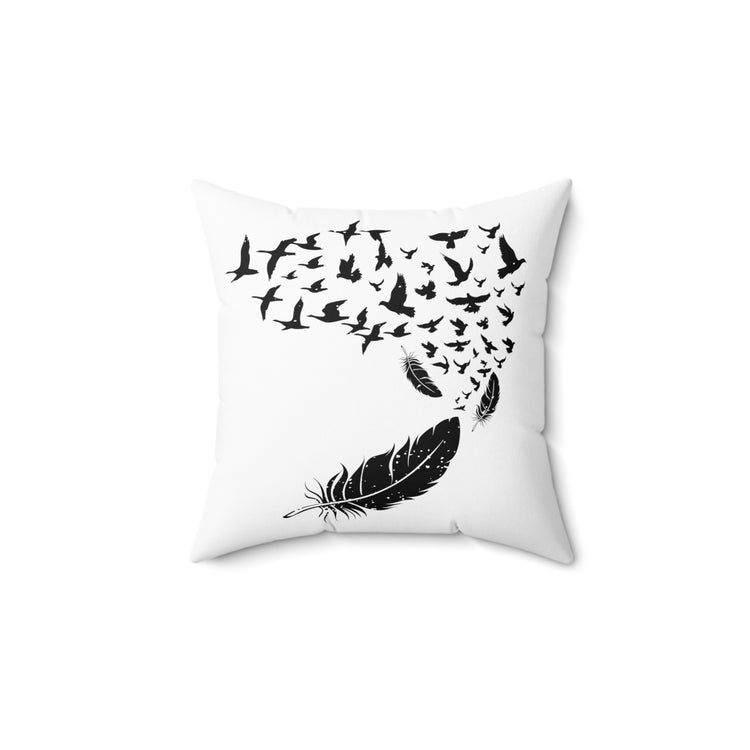 Novelty archaeopteryx Ornithology cockatoo ethnologist Biodiversity Pet Spun Polyester Square Pillow