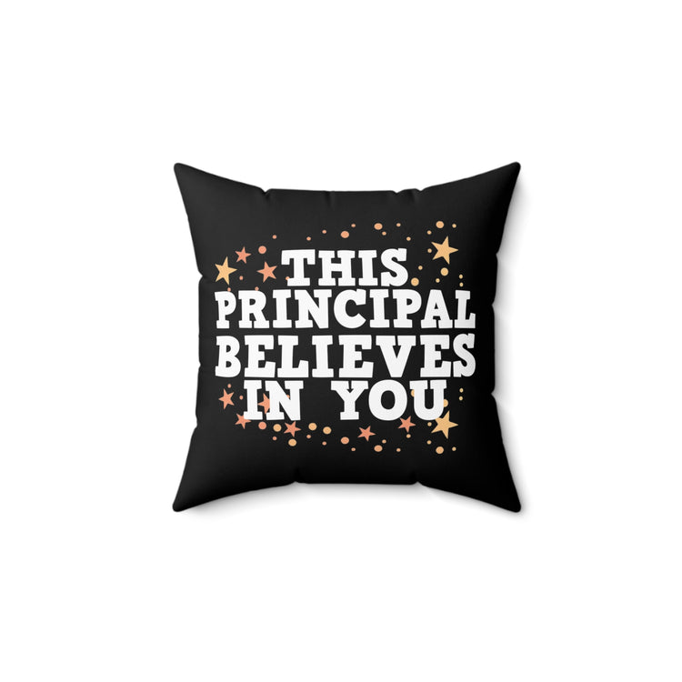 Hilarious Kindhearted Attitude Mind Academy University Group Spun Polyester Square Pillow