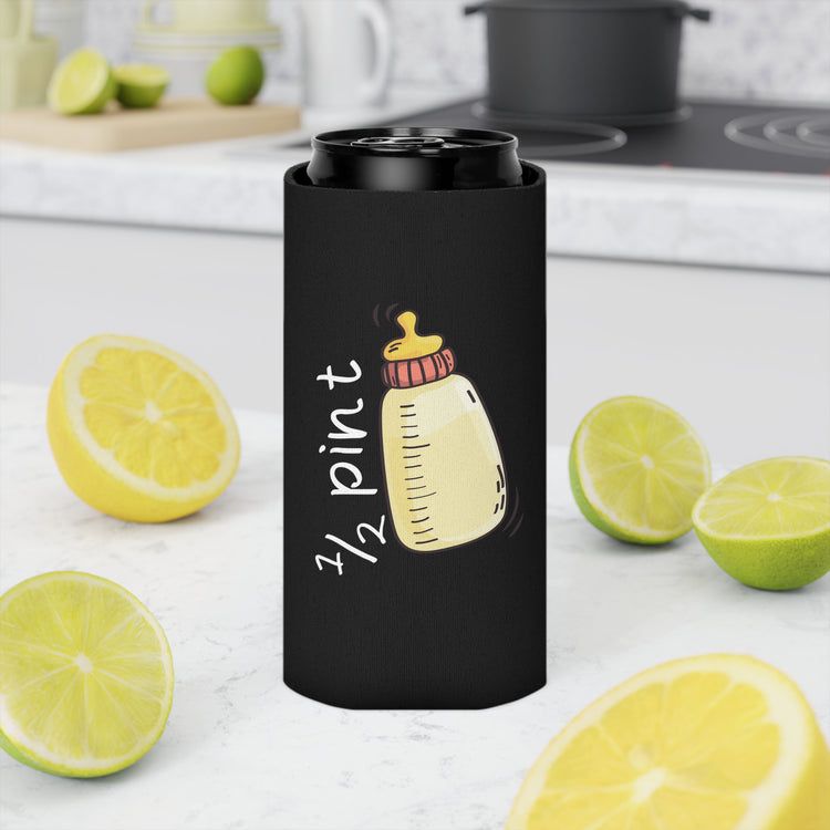 Pint and One Half Pint Mommy And Me Shirts Drinking Buddy Can Cooler