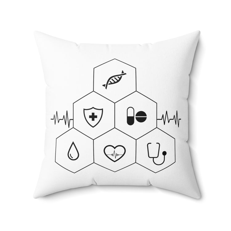 Humorous Pharmacist Pharmacology Medicine Technologist Pharma Pharmaceutical  Spun Polyester Square Pillow