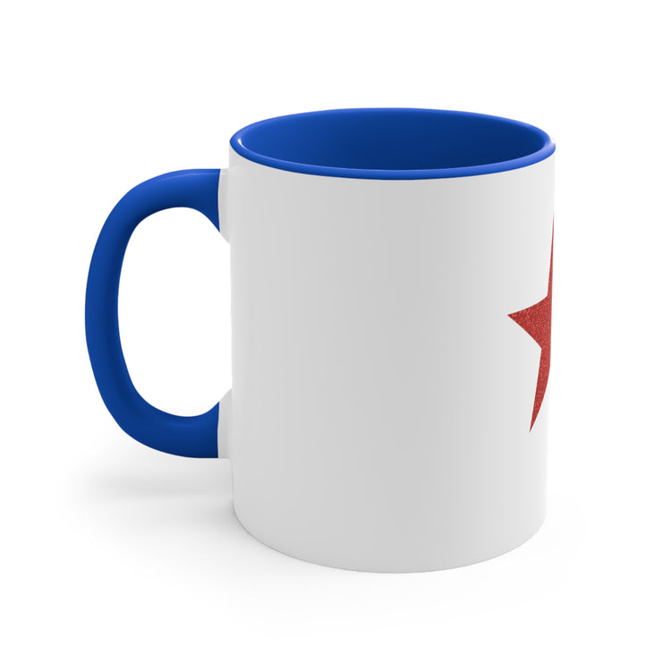 Three Stars Fourth Of July 11oz Accent Mug