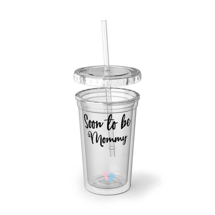 soon to be mommy Gender Reveal Suave Acrylic Cup