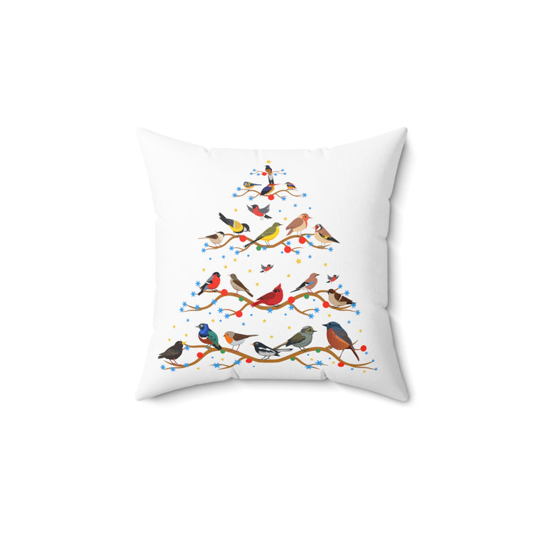 Hilarious Birdwatcher Ornithology Cockatoo Lover Spun Polyester Square Pillow