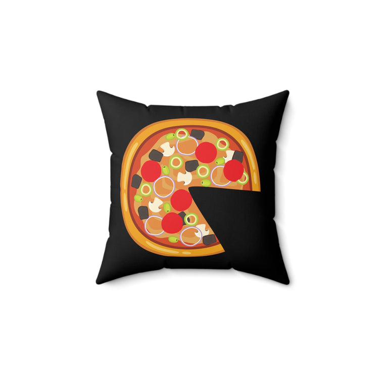 Mommy and Me Shirts Matching Pizza Slice Father Daughter Son Matching Clothes Spun Polyester Square Pillow