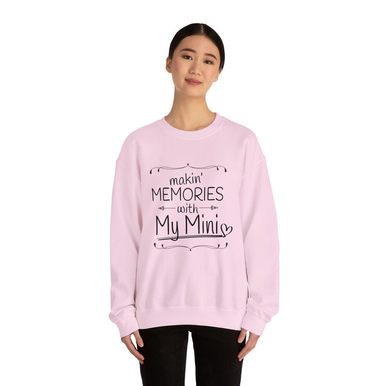 Inspirational Kiddo Memory Appreciation Mom Statements Line Puns Unisex Crewneck Sweatshirt