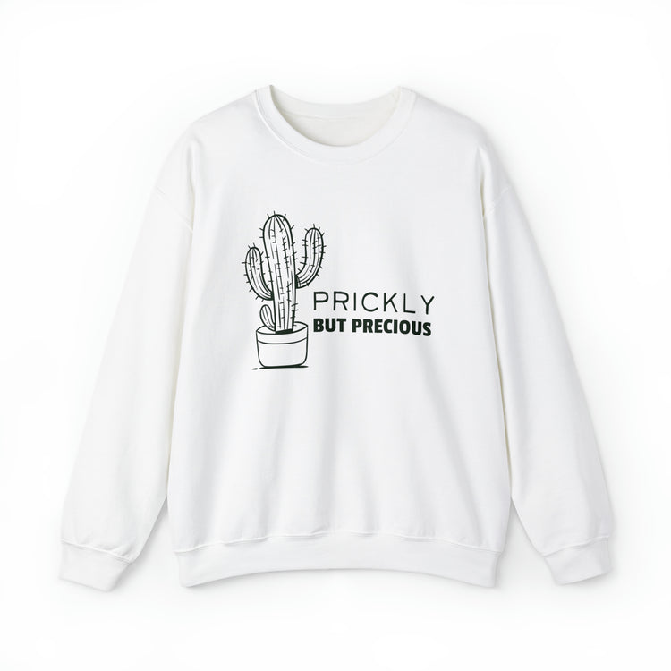 Funny Prideful Sarcastic Introverts Saying Girl Cactus Gag Unisex Crewneck Sweatshirt