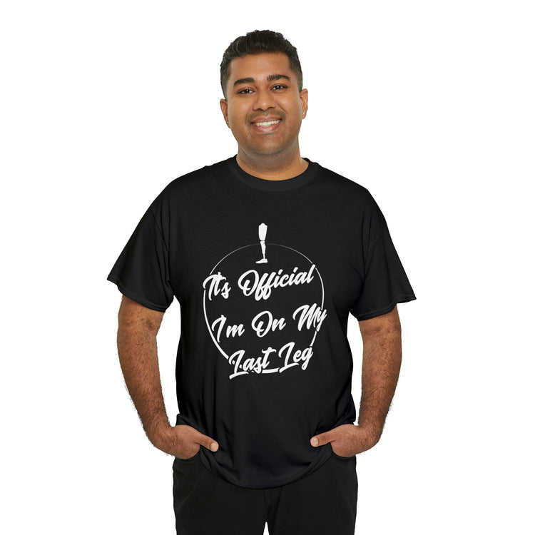 Shirt Funny I'm Left With My Leg Amputee Injured Person Disability T-Shirt Unisex Heavy Cotton Tee