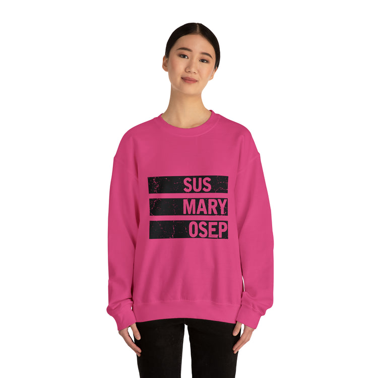 Hilarious SUS MARY OSEP Frustrated Slang Expression Asian Country Crewneck Sweatshirt