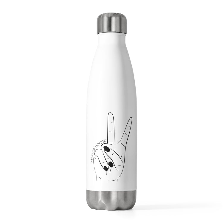 Humorous Bridal Entourages Appreciation Illustration Puns Hilarious Bridesmaids Graphic Mockery Saying Gag 20oz Insulated Bottle