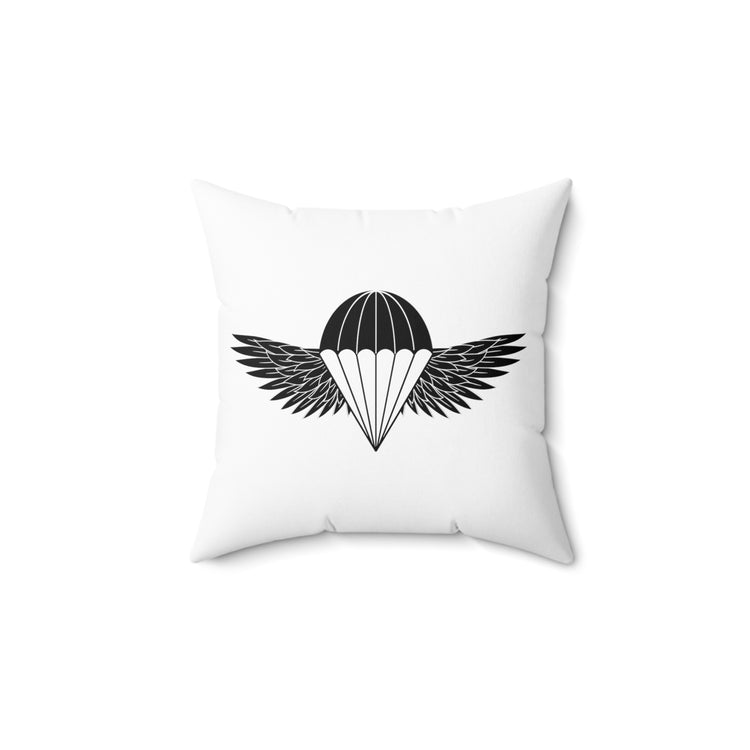 Inspirational Servicemen Aircrafts Deployment  Uplifting Militaries Navies Spun Polyester Square Pillow