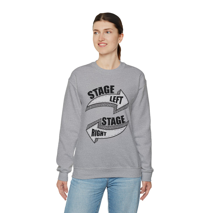 Novelty Dramatic Arts Actors Mockery Statements Gag Unisex Crewneck Sweatshirt