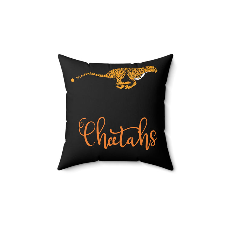 I Just Really Like Cheetahs, Ok!? Funny Men Women Spun Polyester Square Pillow