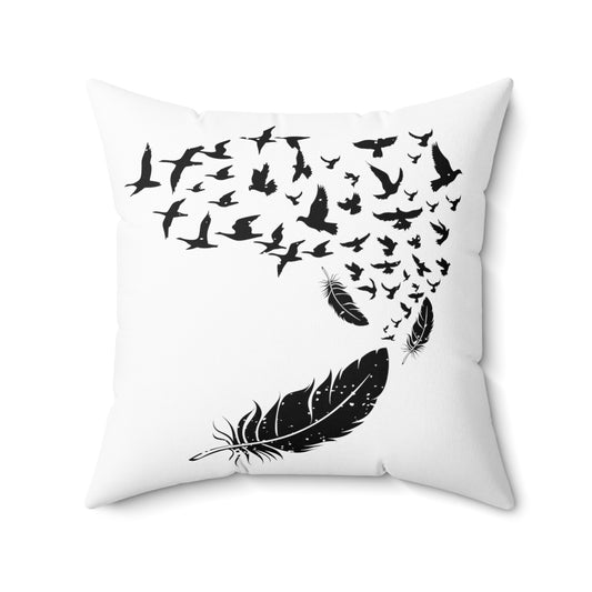 Novelty archaeopteryx Ornithology cockatoo ethnologist Biodiversity Pet Spun Polyester Square Pillow