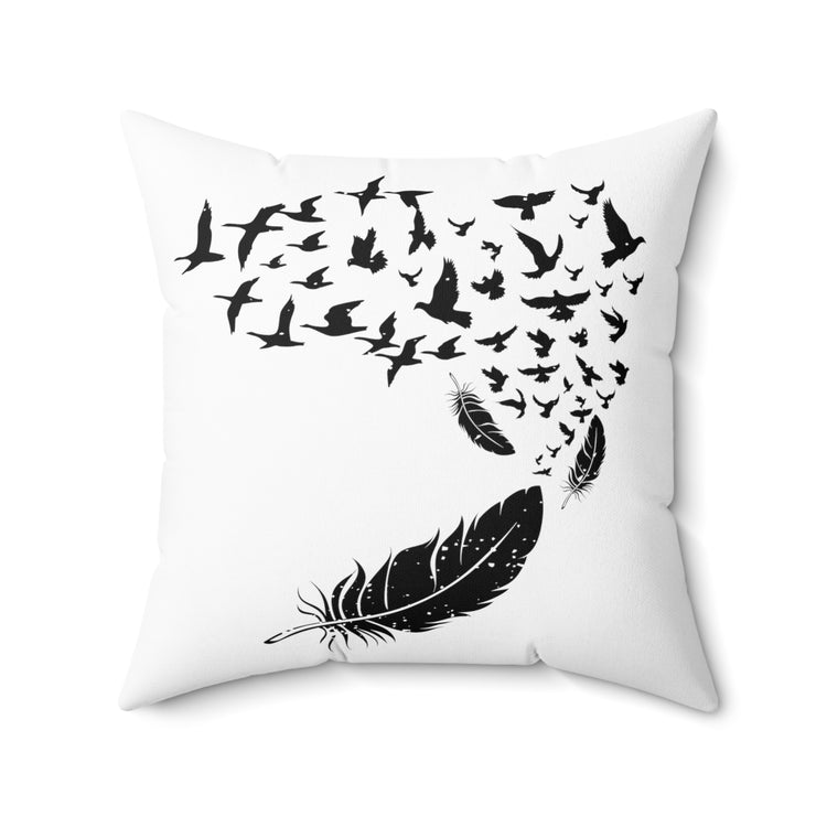 Novelty archaeopteryx Ornithology cockatoo ethnologist Biodiversity Pet Spun Polyester Square Pillow