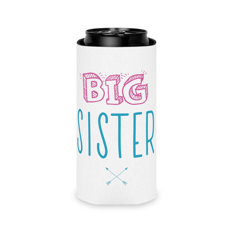 Big Sister Announcement Little Can Cooler