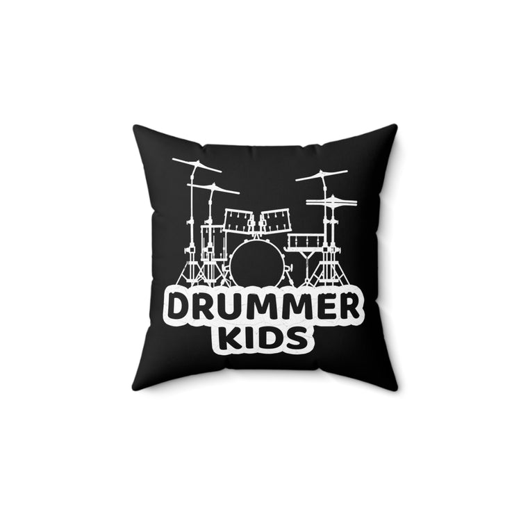 Hilarious Percussionist fan Instrumentalist Bassist Rhythmist Spun Polyester Square Pillow