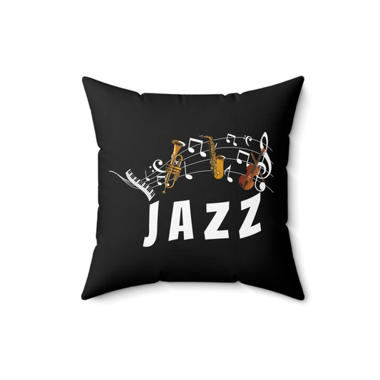 Novelty Concertmaster Symphony Pianist Piano Music Spun Polyester Square Pillow