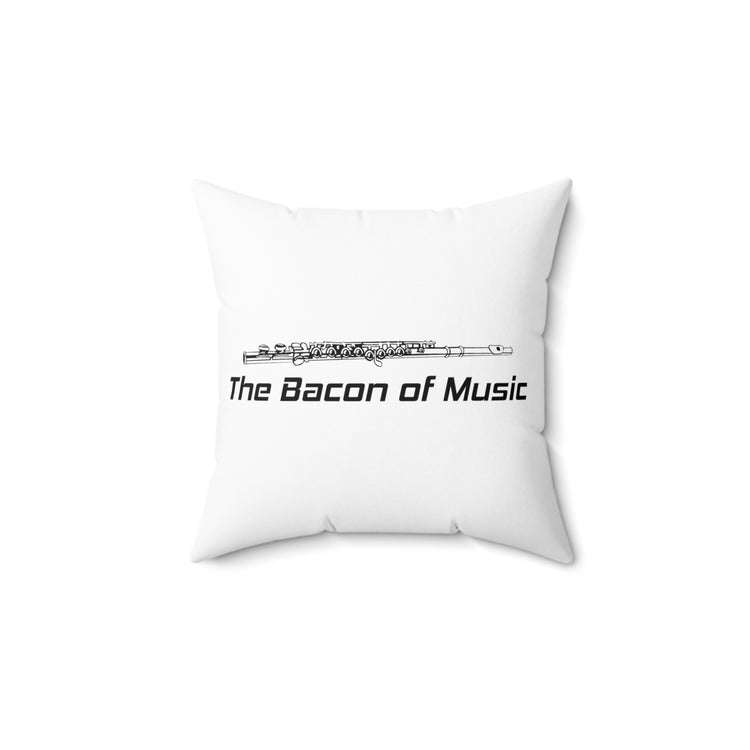 Humorous Choirmaster Conducting Note Melodies Gift  Spun Polyester Square Pillow