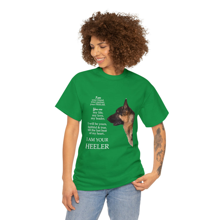 Shirt Funny I'm Your Friend & Heeler Dog Lover Pet Owner Canine T-Shirt Unisex Heavy Cotton Tee