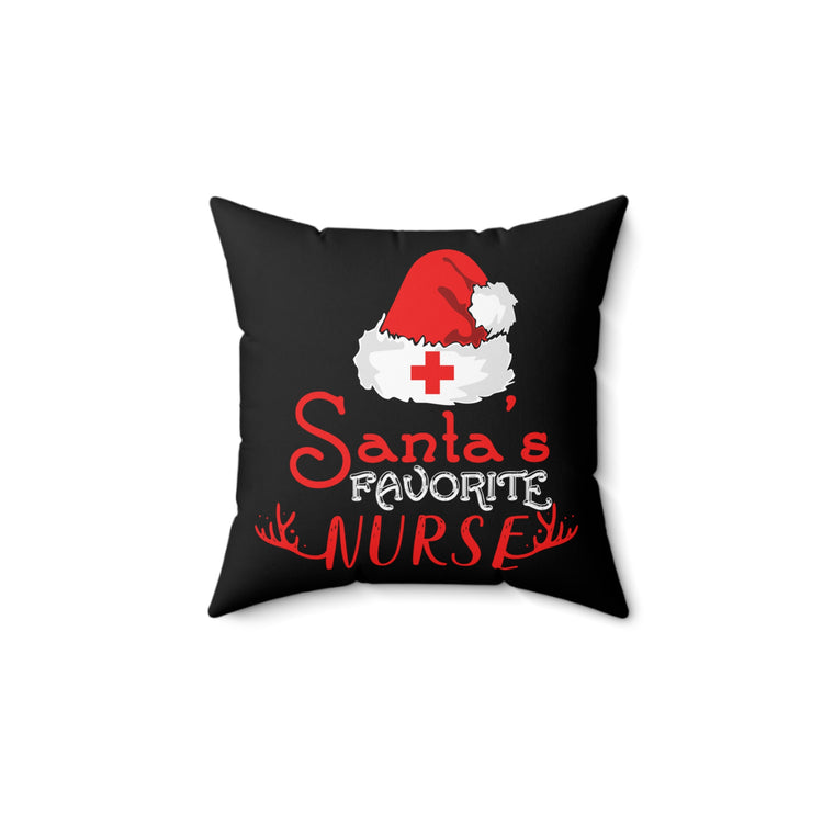 Humorous Christmastide Efforts Mockery Yearly Resolutions Spun Polyester Square Pillow