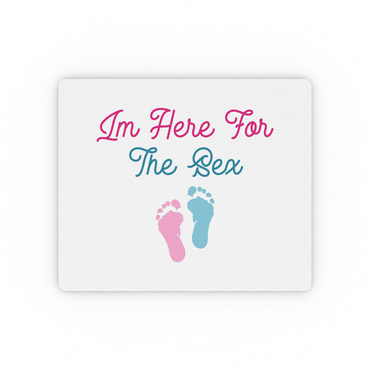 Humorous Dad Party Revealing Mom Baby Mothering Babies Rectangular Mouse Pad